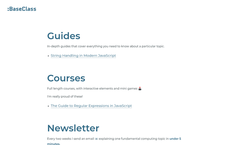 BaseClass newsletter preview