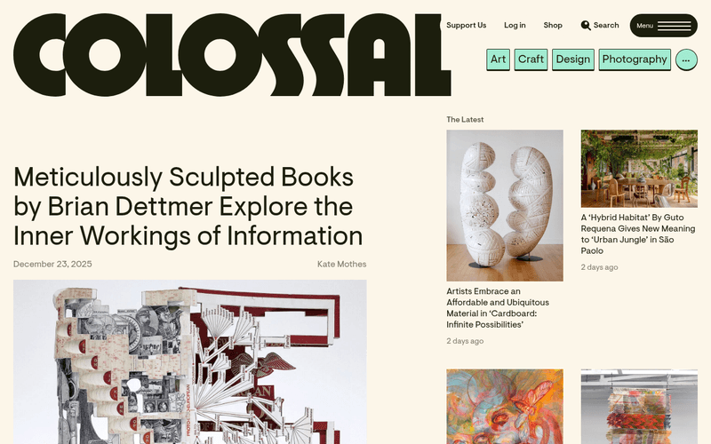 Colossal newsletter preview