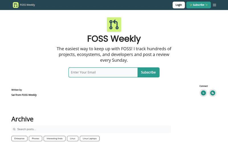 FOSS Weekly