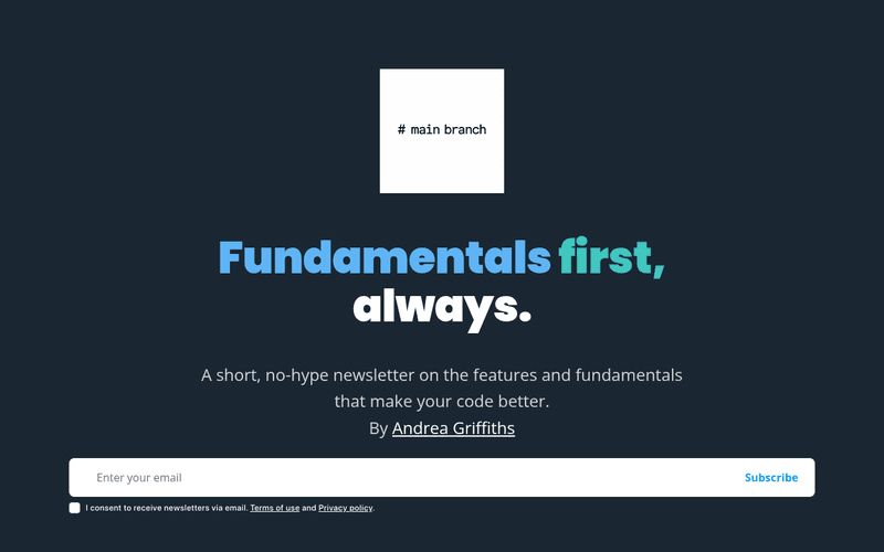 mainbranch newsletter preview
