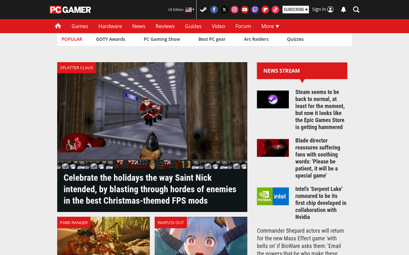 PC Gamer Newsletter newsletter preview