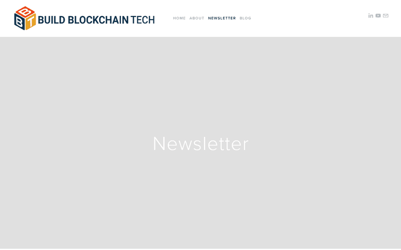 Build Blockchain newsletter preview