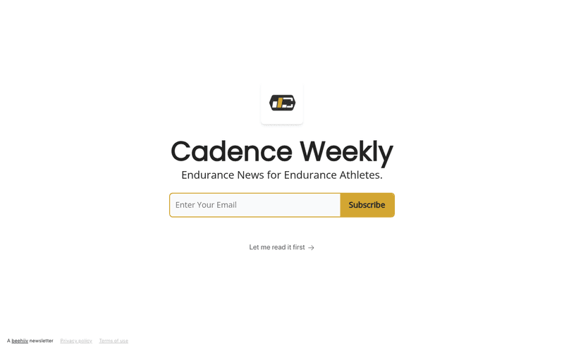 Cadence Weekly newsletter preview