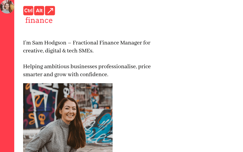 Ctrl Alt Finance newsletter preview