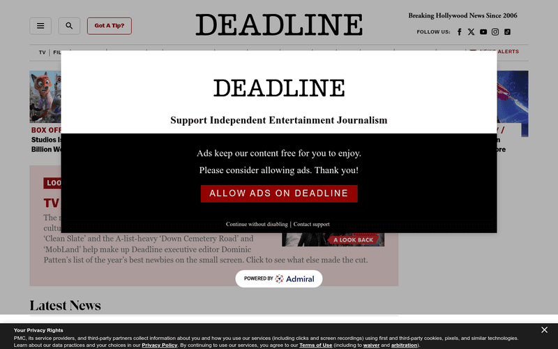 Deadline Hollywood