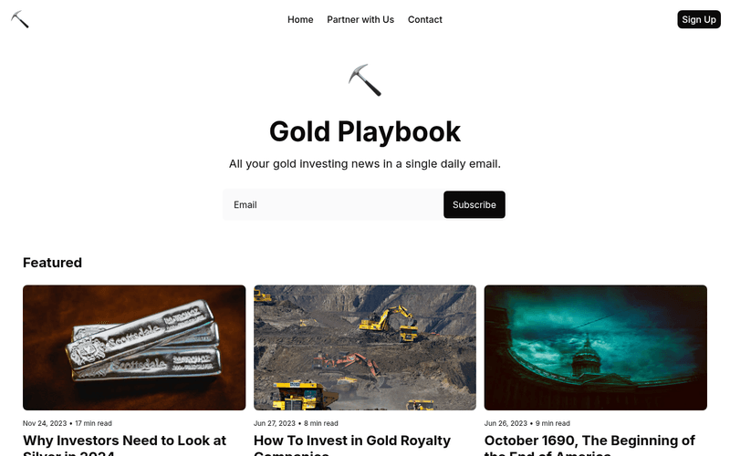 Gold Playbook