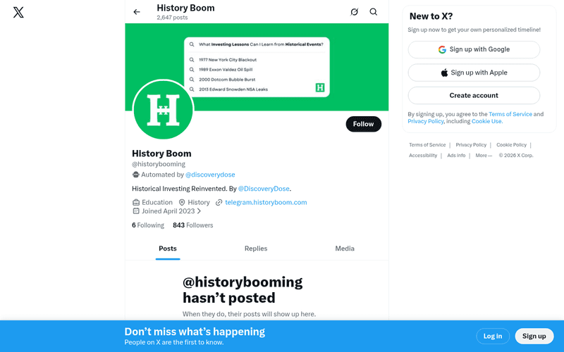 History Boom newsletter preview