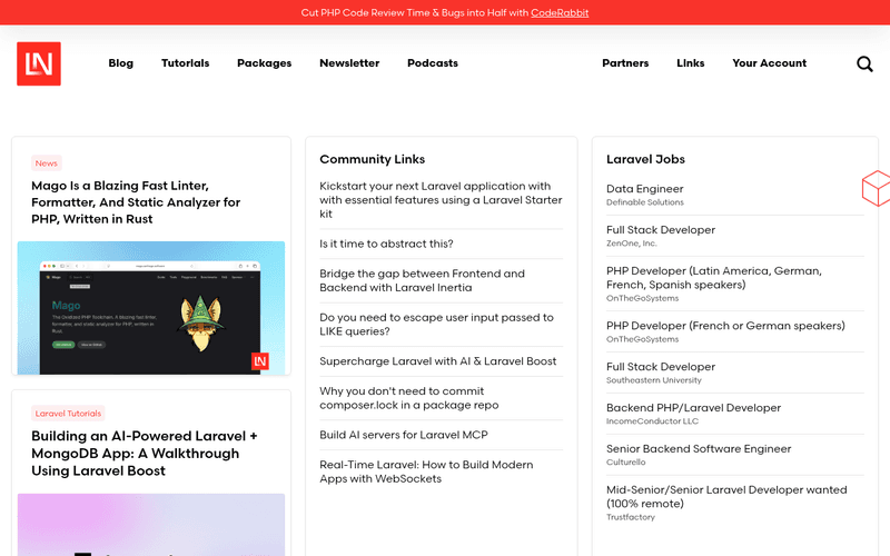 Laravel News newsletter preview