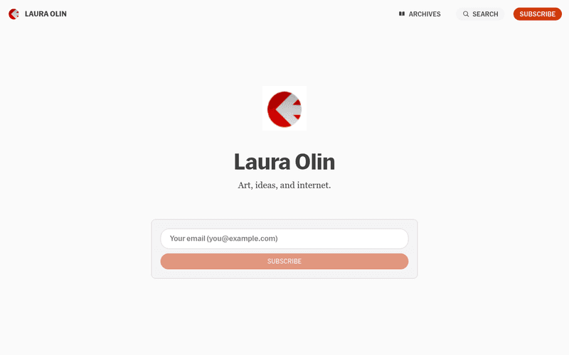 Laura Olin Newsletter newsletter preview