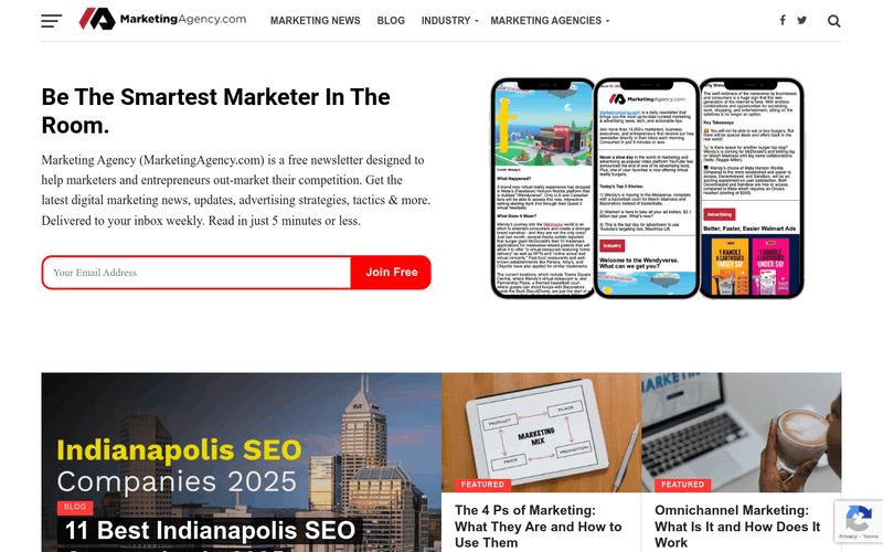 Marketing Agency newsletter preview