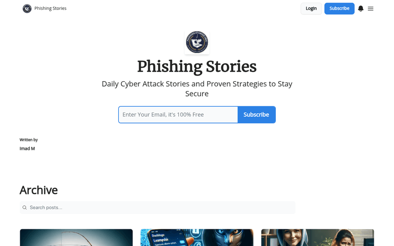 Phishing Stories