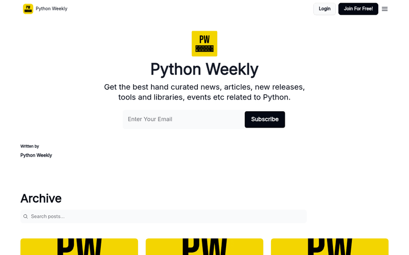 Python Weekly