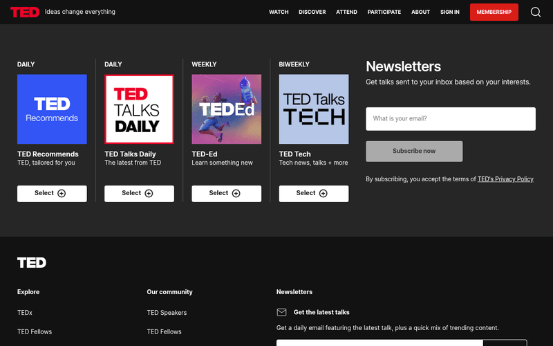TED Newsletter