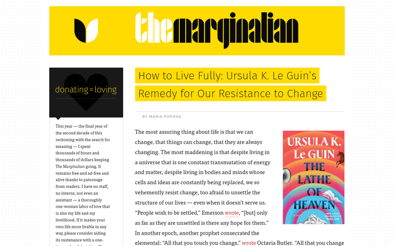 The Marginalian newsletter preview