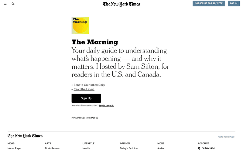 The Morning by NYT